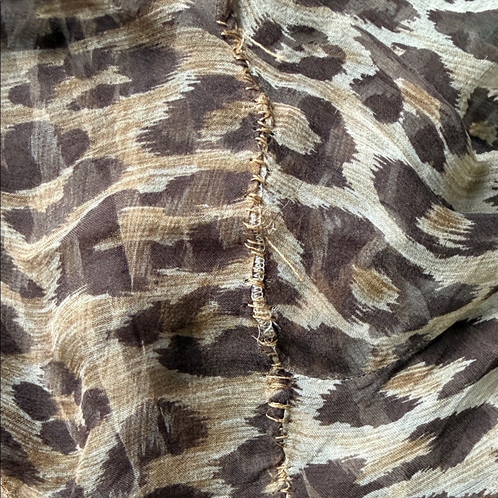 Dolce & Gabbana Animal Print Midi Dress 100%Silk - Picture 9 of 11